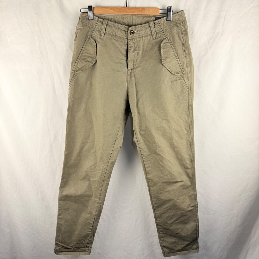 Wings + Horns Khaki Cargo Pants Size 30x29 Reinforced Seat‎ Backside Gorpcore